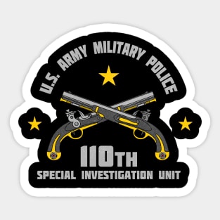 Reacher 110th Special Investigation Unit mk3 Eye Voodoo Sticker